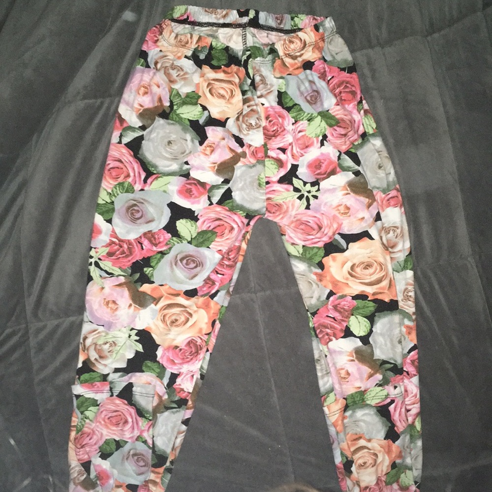 Floral leggings